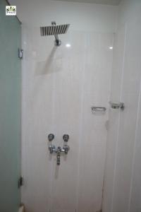 Koupelna v ubytování Hotel Pybss