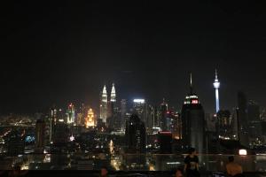 A general view of Kuala Lumpur or a view of the city taken from Az apartmant