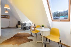 Χώρος καθιστικού στο Chłabówka Apartments