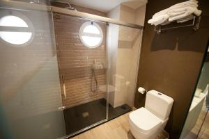 Kúpeľňa v ubytovaní Hotel Diufain