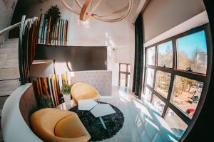 Posezení v ubytování Garni Hotel Eter