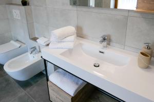 Koupelna v ubytování B&B Frühlingsheim