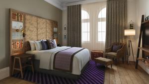Lova arba lovos apgyvendinimo įstaigoje Hotel Indigo - Durham by IHG dar 91 nuotrauka