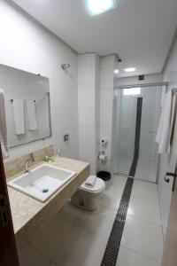 Um banheiro em Golden Ville Hotel