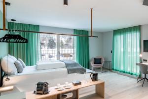 Postel nebo postele na pokoji v ubytování Lifestylehotel dasMAX