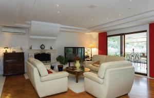 Χώρος καθιστικού στο Villa Pax Maris