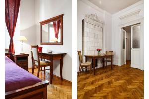 Posteľ alebo postele v izbe v ubytovaní Krakow For You Budget Apartments