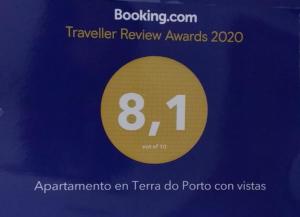 Certyfikat, podpis lub inny dokument wystawiony w obiekcie Apartamento en Terra do Porto con vistas