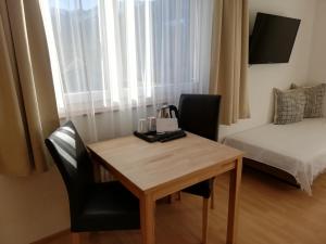 Postel nebo postele na pokoji v ubytování Haus Matt