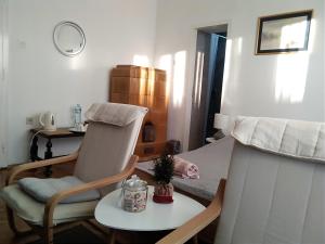 Uma área de estar em Citadela
