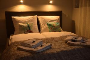 Posteľ alebo postele v izbe v ubytovaní Blue Sky Apartament