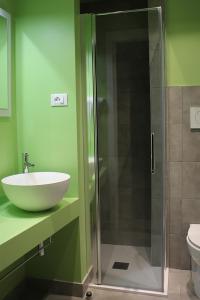 Koupelna v ubytování Hotel Ondina