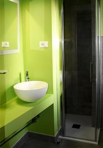 Koupelna v ubytování Hotel Ondina