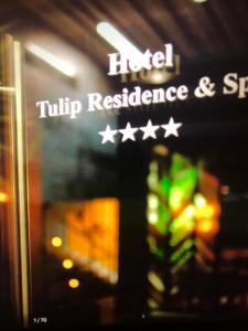 Majutusasutuses Tulip Residence & Spa Hotel olev sertifikaat, autasu, silt või muu dokument