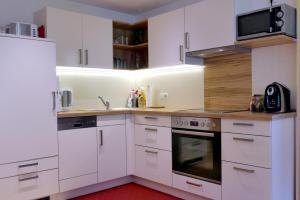 Küche/Küchenzeile in der Unterkunft Haus Lundegg