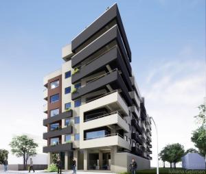 a rendering of a apartment building at Topaz Central Apartment in Bacău