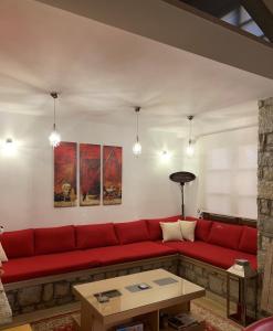 Posezení v ubytování Arachova Vip smart chalet-Villa Eva 1