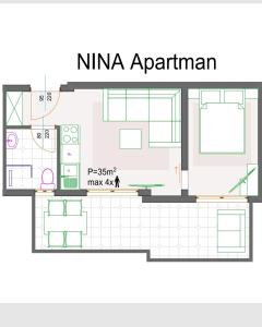 The floor plan of MAGO APARTMENTS