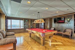 a billiard room with a pool table in it at Newly Updated Condo with Beautiful Views and Location! in Ocean City