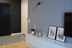 Posteľ alebo postele v izbe v ubytovaní Last Floor Apartment - Krakow City Center close to Old Town
