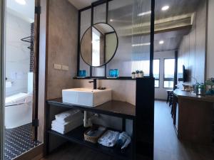 Koupelna v ubytování Watermark Hotel Kaohsiung Main Station