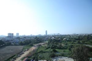 een luchtzicht op de stad Korea bij KingSales Hotel in Thanh Hóa