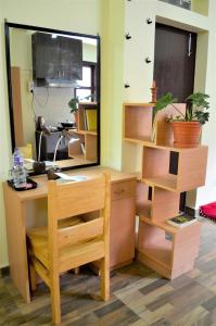 Posezení v ubytování Tanani Newa Home Arnnapurna