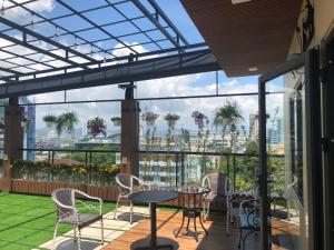 Balkón nebo terasa v ubytování Anh Nguyet Da Nang Hotel