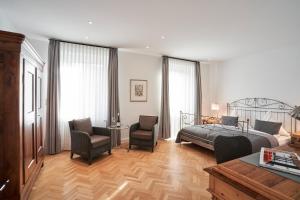Postel nebo postele na pokoji v ubytování Hotel Goldener Engel