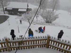 Statek U Rajmunda zemědělská farma v zimě