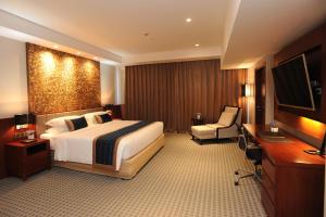 Katil atau katil-katil dalam bilik di Yangon Thanlwin Hotel