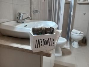Koupelna v ubytování IERRE B&B il piacere dell accoglienza