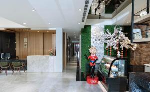 Lobbyn eller receptionsområdet på Tianli Hotel