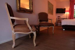 TV a/nebo společenská místnost v ubytování Foscari the fine b&b