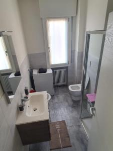 Koupelna v ubytování Arianna Apartments