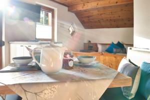 Część wypoczynkowa w obiekcie Ferienhaus Tannenblick