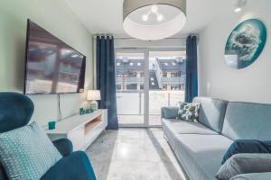 Χώρος καθιστικού στο WYGODA Apartamenty