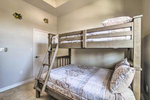 a bedroom with two bunk beds in a room at South Padre Paradise with Saltwater Pool Near Golf! in Laguna Vista +21 photos