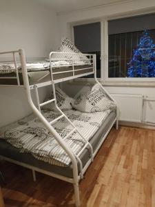 Ένα ή περισσότερα κρεβάτια σε δωμάτιο στο 4U Hostel Zgorzelec - Free Parking