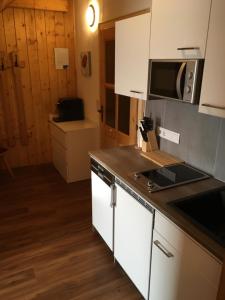 Kuchyň nebo kuchyňský kout v ubytování Gerstbreinhof