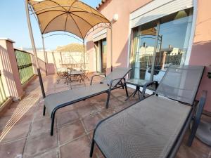 Balkon lub taras w obiekcie Del Parque Flats Central