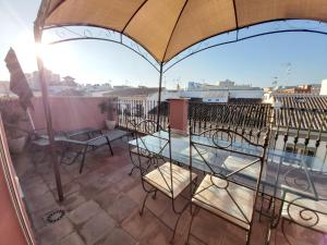Balkon lub taras w obiekcie Del Parque Flats Central