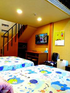 Televisyen dan/atau pusat hiburan di Yun Cheng Homestay