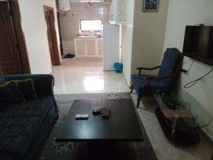 O zonă de relaxare la Petra Visitors Hotel