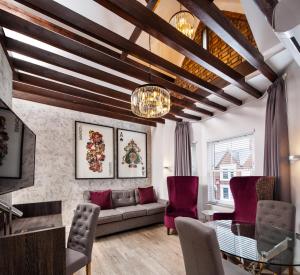 Posezení v ubytování Signature Suites