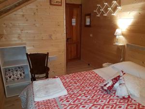 Posteľ alebo postele v izbe v ubytovaní B&B ABETE BIANCO