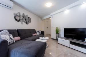 TV a/nebo společenská místnost v ubytování Apartment Roko