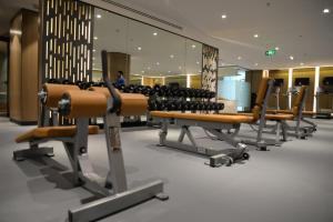 Fitness centrum a/nebo fitness zařízení v ubytování Executives Hotel - Olaya