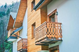 Balkón alebo terasa v ubytovaní Apartamenty Magia Gór