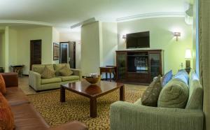 O zonă de relaxare la African Regent Hotel